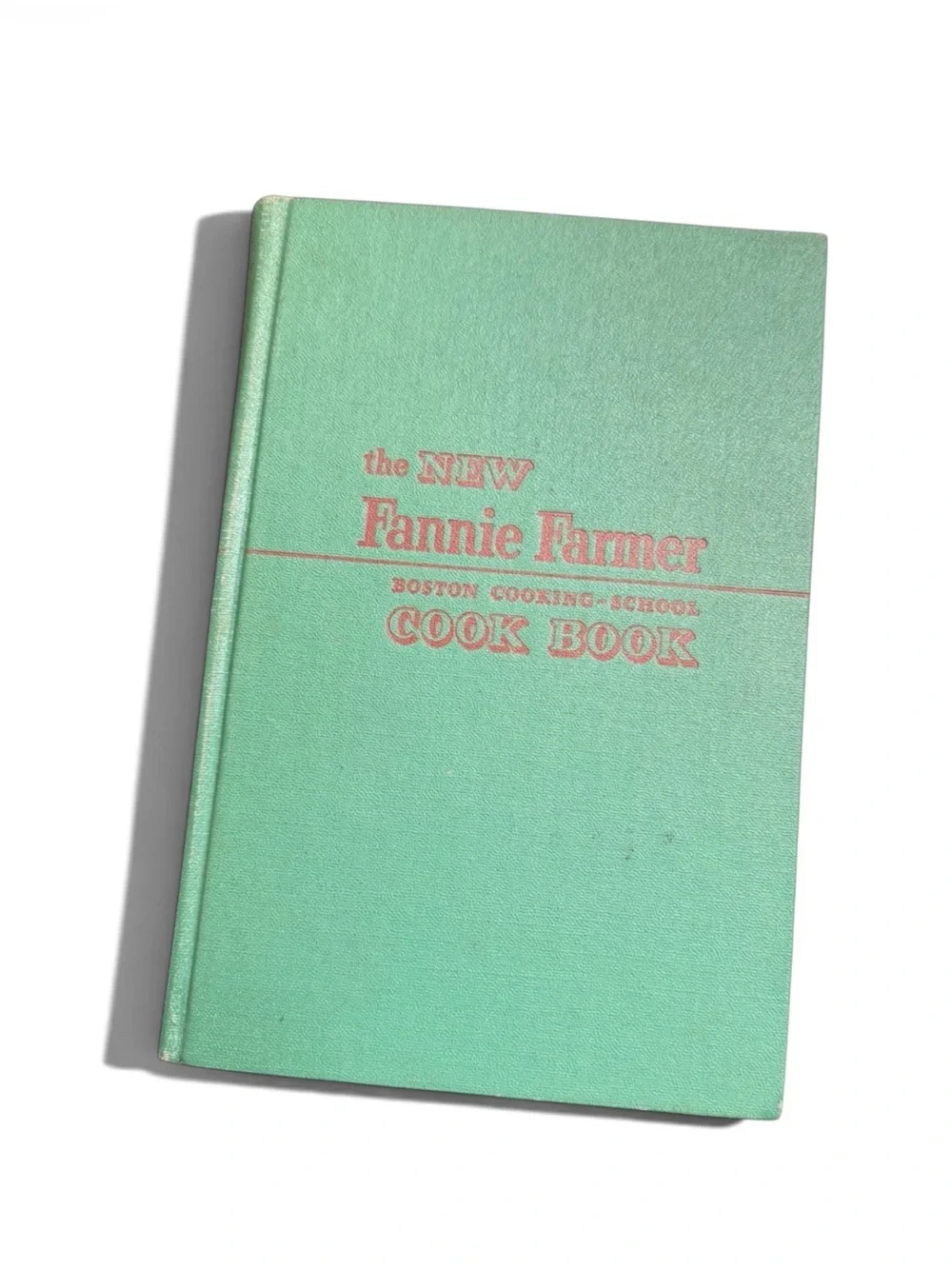 Vintage The new Fannie Farmer Cook Book - Mint Green Hardcover